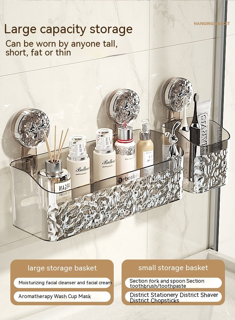 Waste Face Cloth Storage Box Bathroom Wall-mounted Shaver Storage Rack